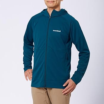 美品モンベル　3in1フォールラインパーカ メンズSブルーグリーン 3in1 フォールライン パーカ Men's | Montbell Japan